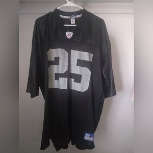 Vintage NFL Oakland Raiders Charlie Garner #25 Jersey Size XXL.